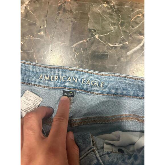 American Eagle Women's Mom Jeans Cotton Blend Blue Size 6 Regular Denim - Picture 4 of 9
